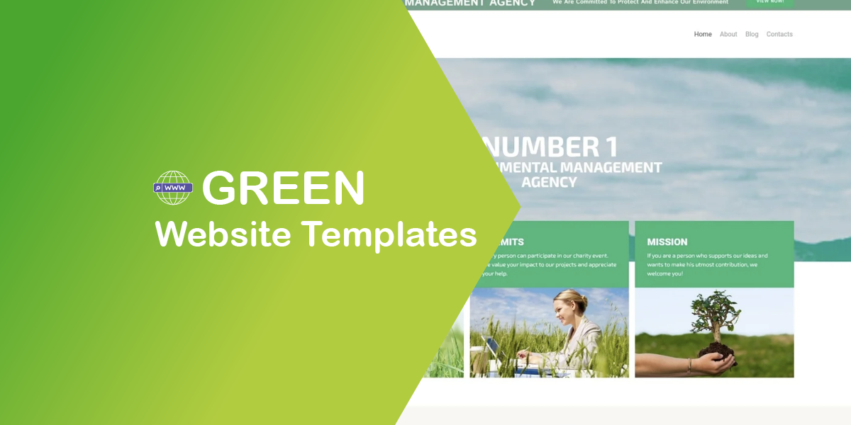 Yield to Green – Green Free Website Templates