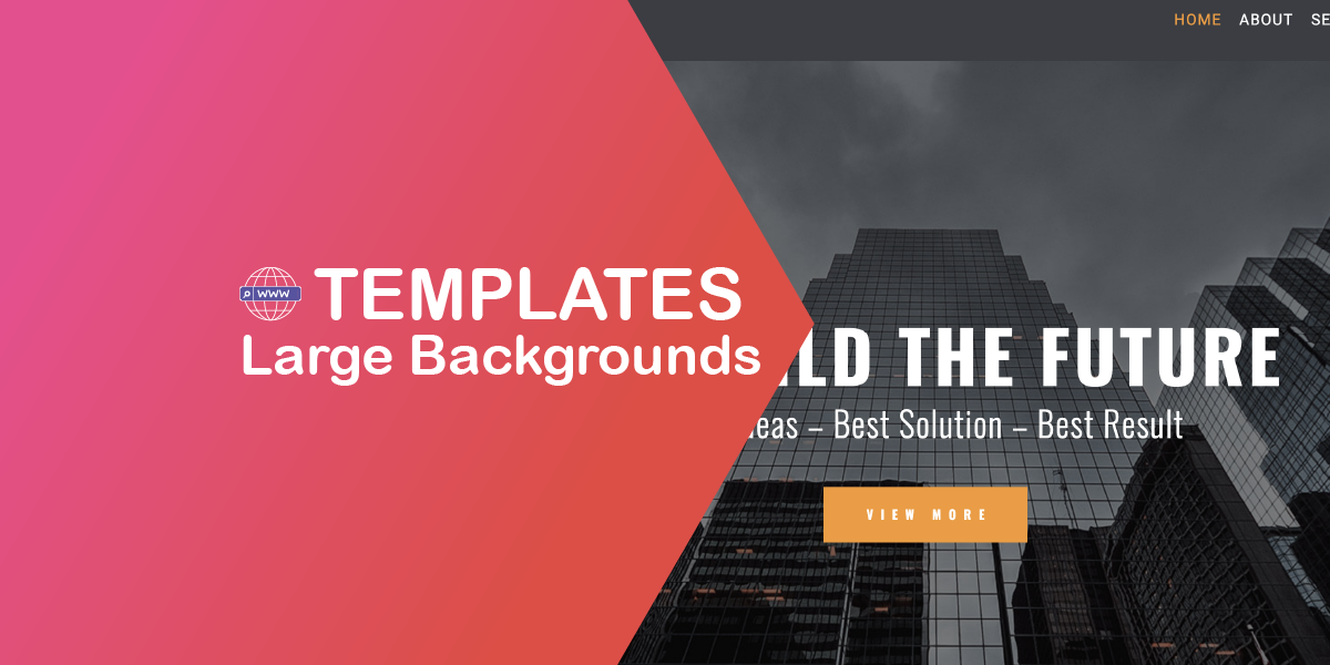 Free Templates with Large Backgrounds