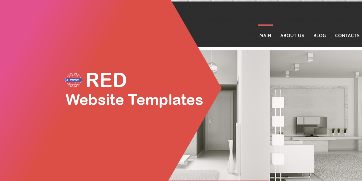 Free Red Website Templates