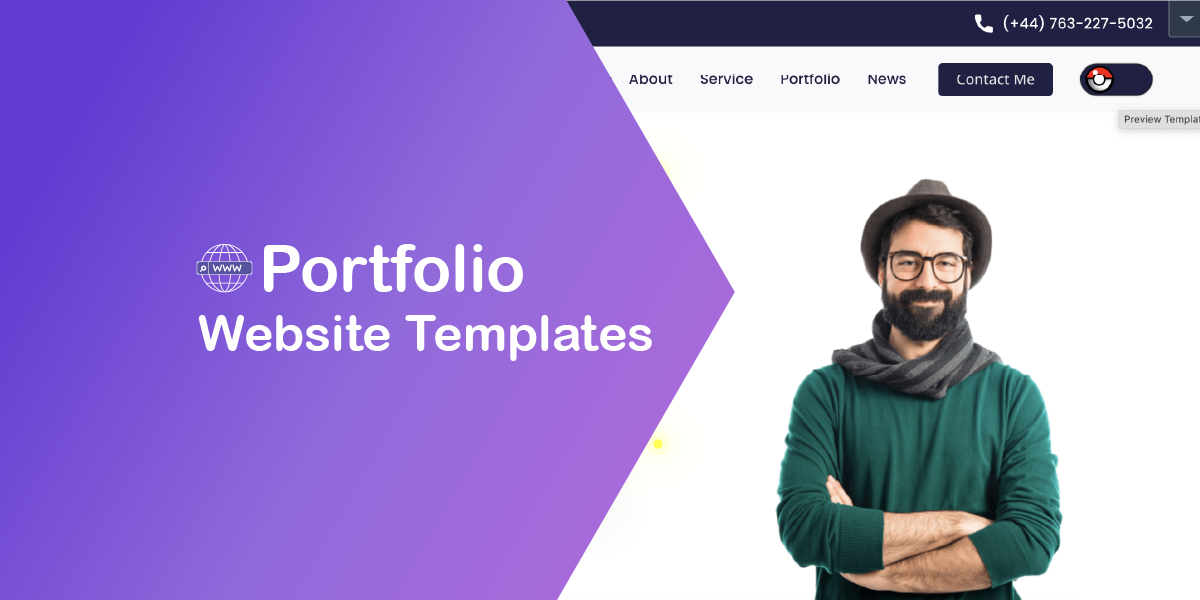 Free Portfolio Website Templates for Your Project Presentation