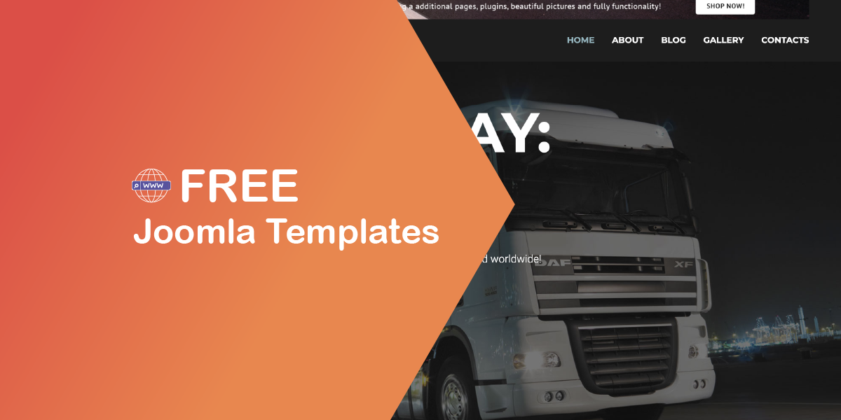 Free Joomla Website Templates – Hot Free Stuff