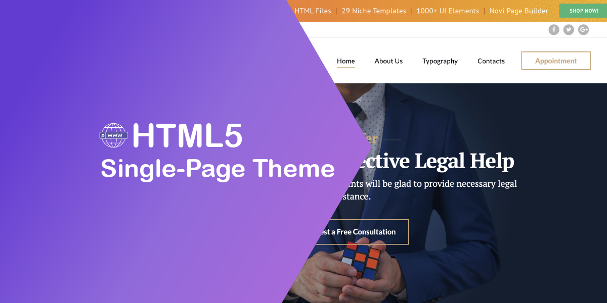Free Responsive HTML5 Theme for Marketing Agency