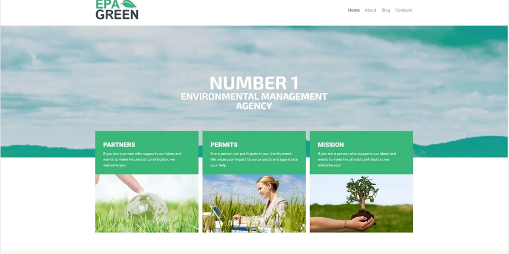 free green website templates