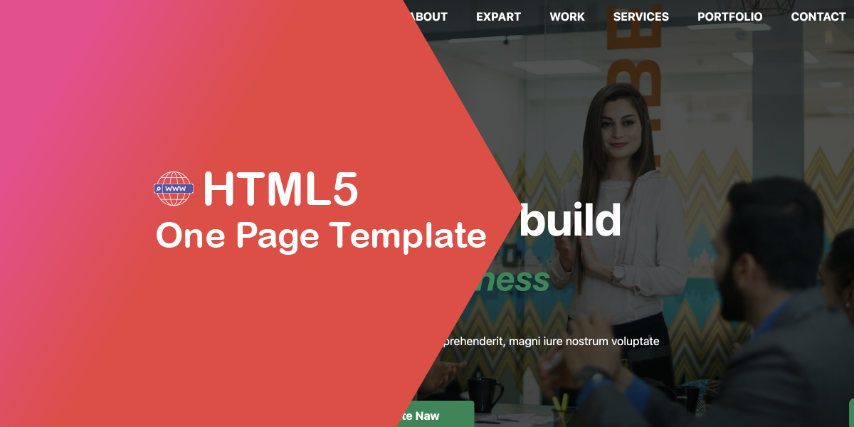 Build Your CV with Free HTML5 One Page Template