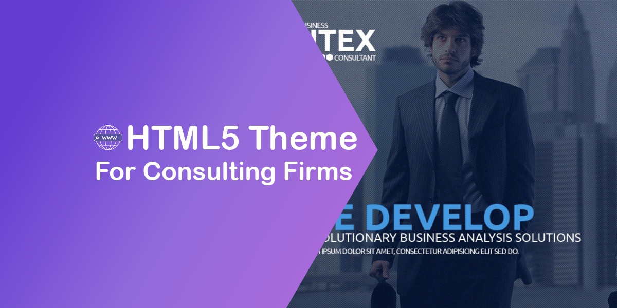 Free HTML5 Responsive Theme for Consulting Firms Promotion