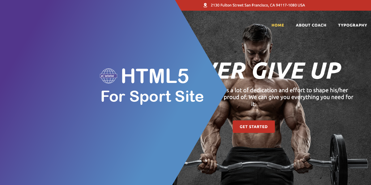 Start Your Marathon Running. Free HTML5 Theme for Sport Site
