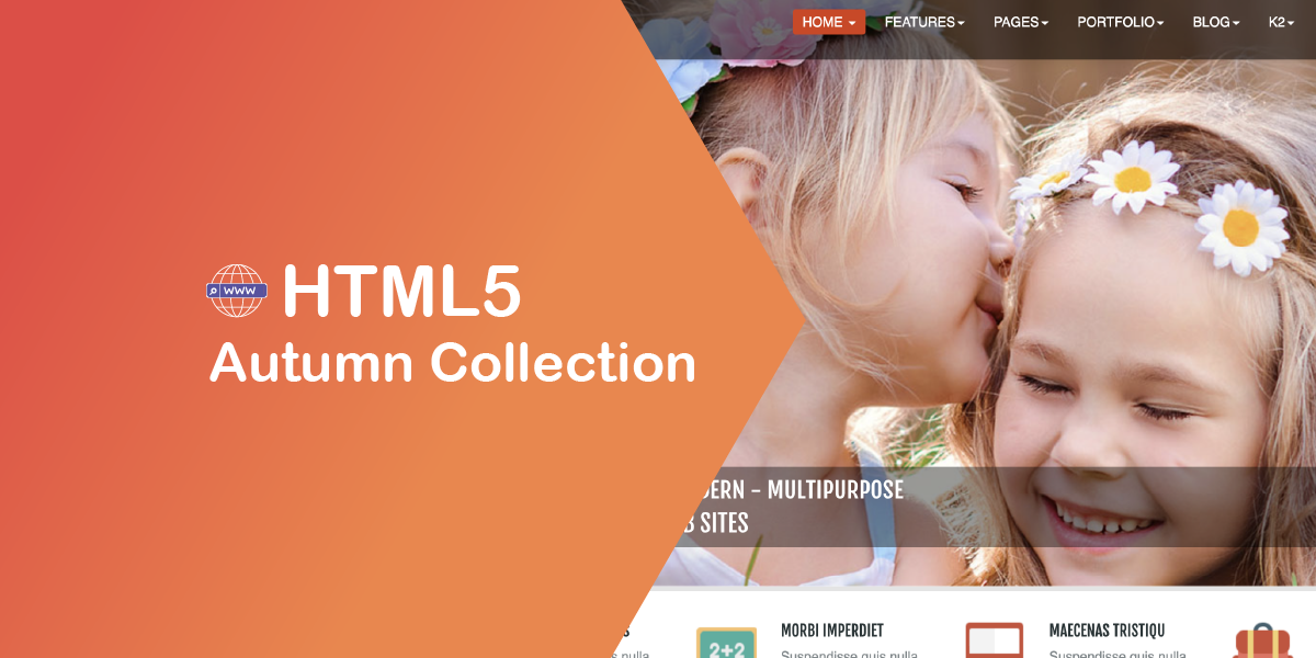 Autumn Collection of Free Website Templates 2023: Free HTML5 Themes
