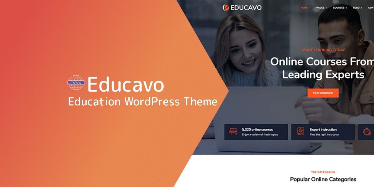 Educavo – Best Education WordPress Theme for Your eLearning Website