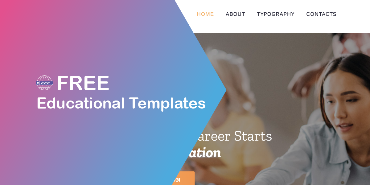 Free Educational Web Templates