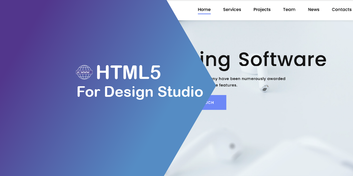 Free HTML5 Theme for Design Studio – Creative Masonry