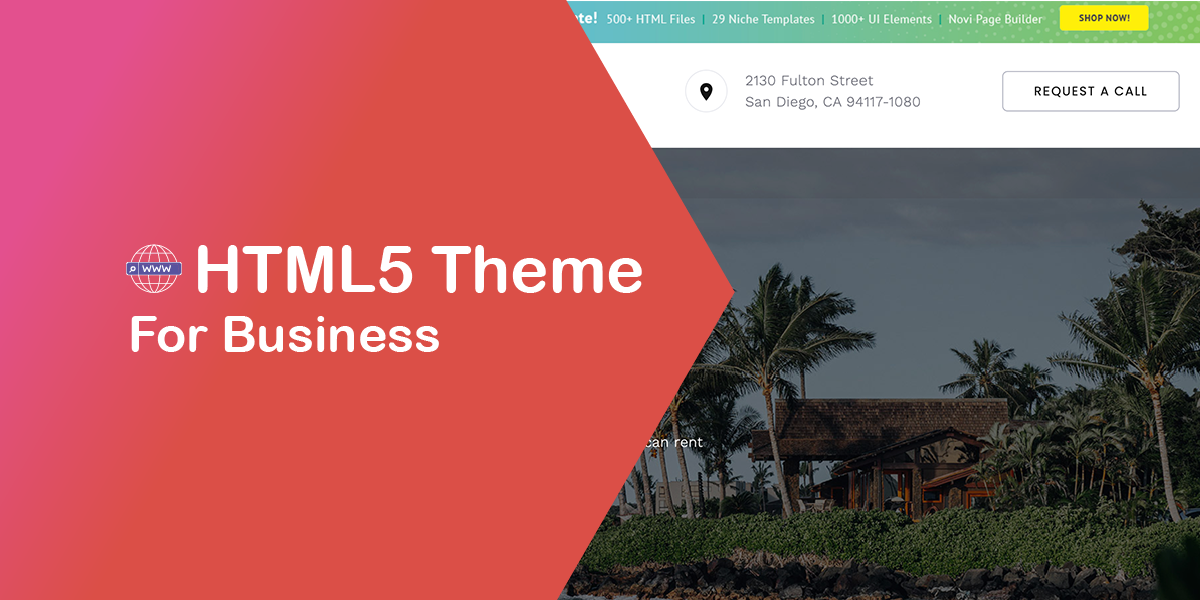 Free HTML5 Business Theme with jQuery Slider