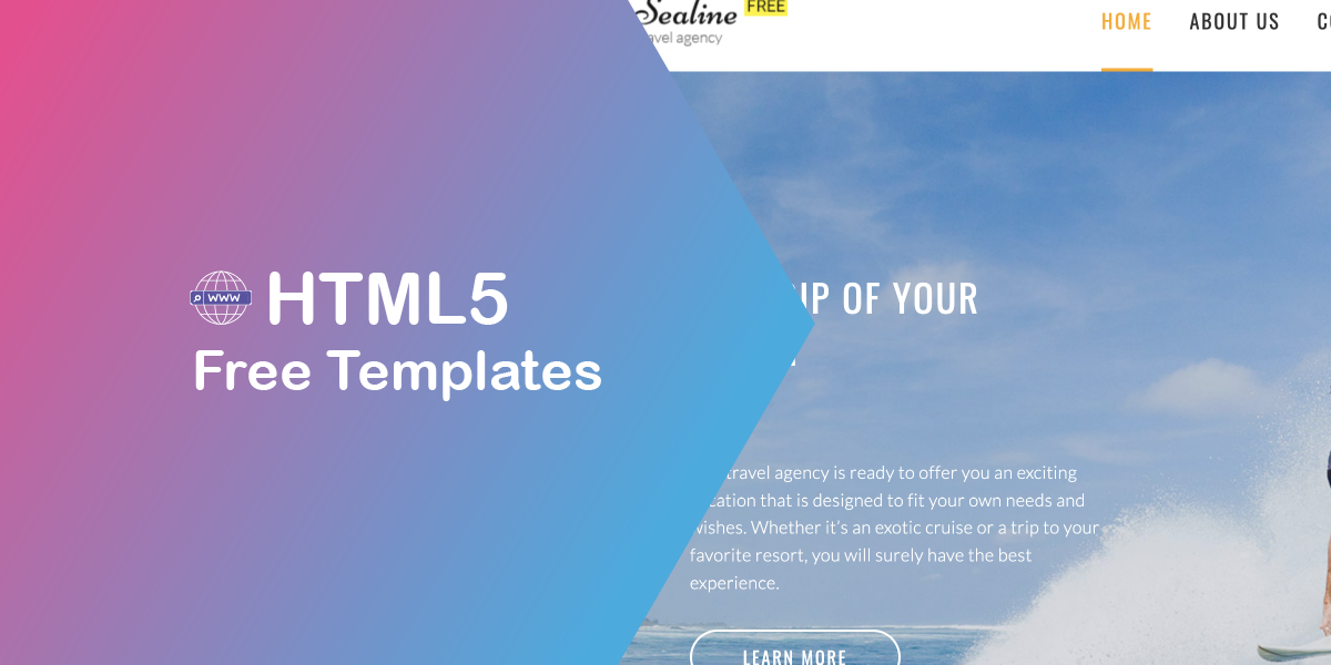Free HTML5 Templates – Create Your Website with a Click