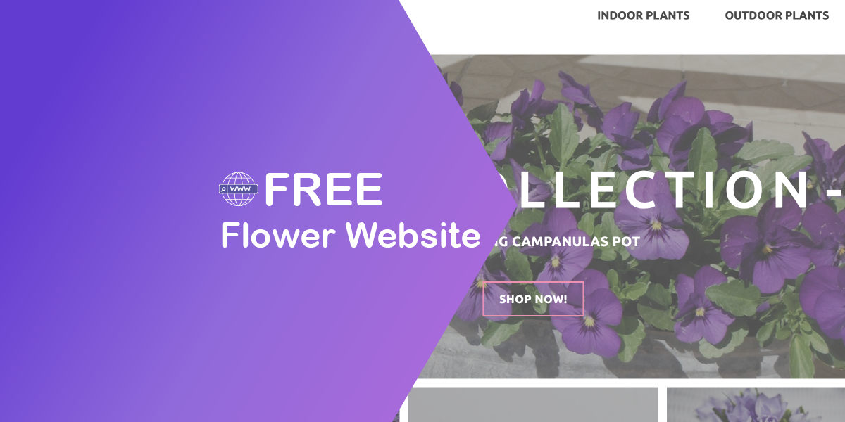 Free Flower Website Templates