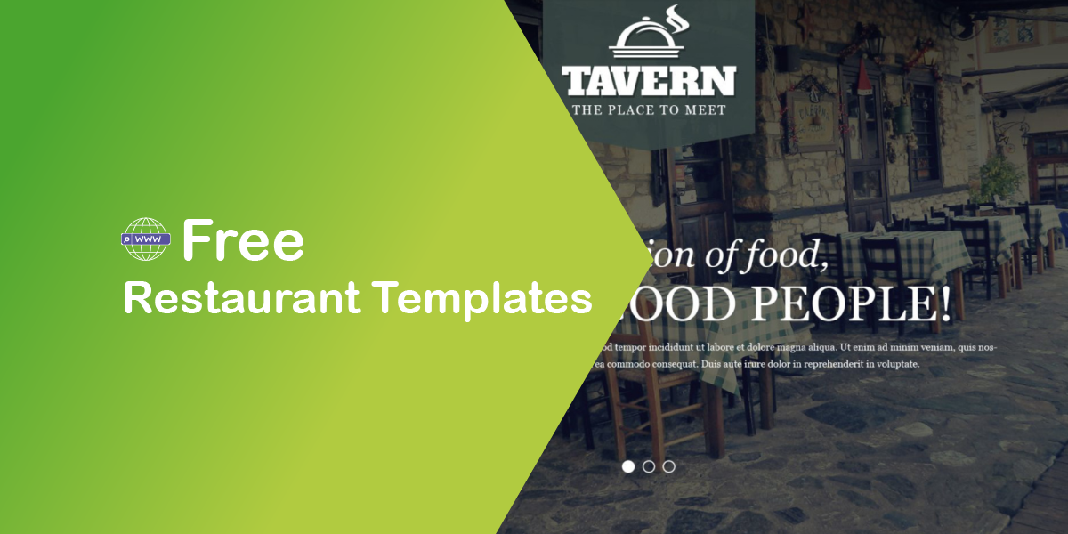 5 Free Restaurant Templates