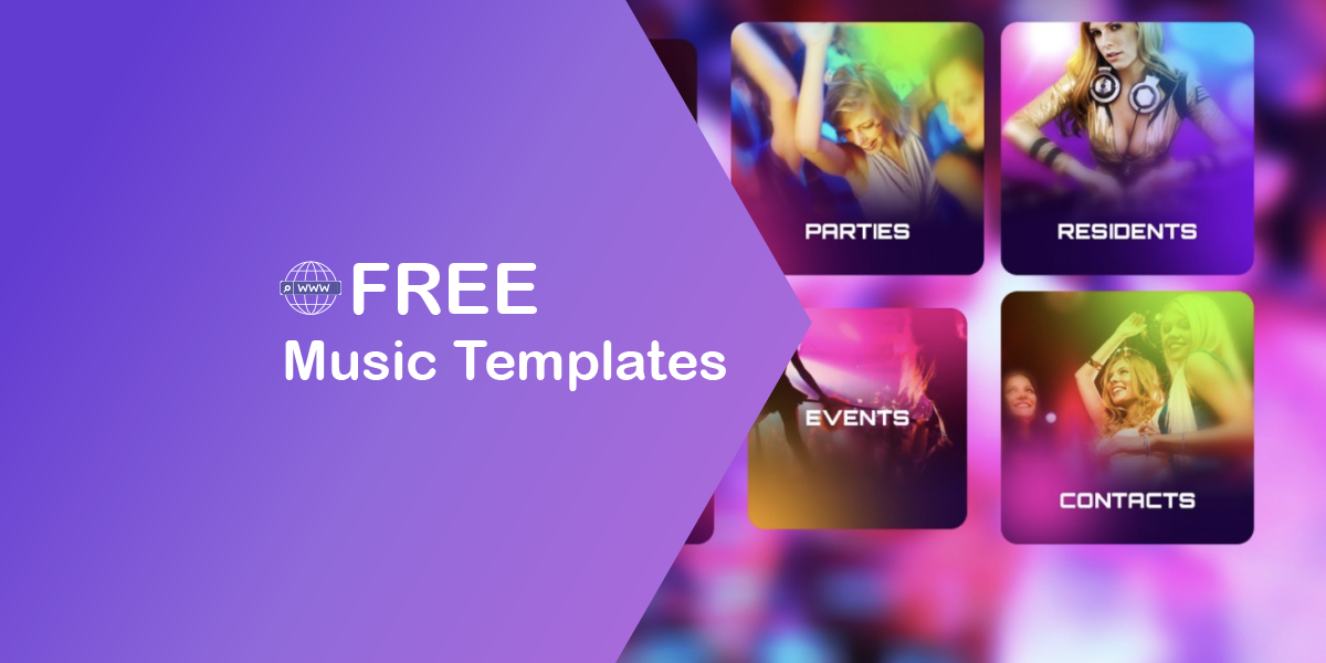 Freebies: Nightclub Web Templates