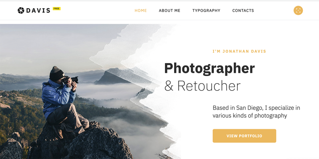 HTML5 Theme for Photography Site