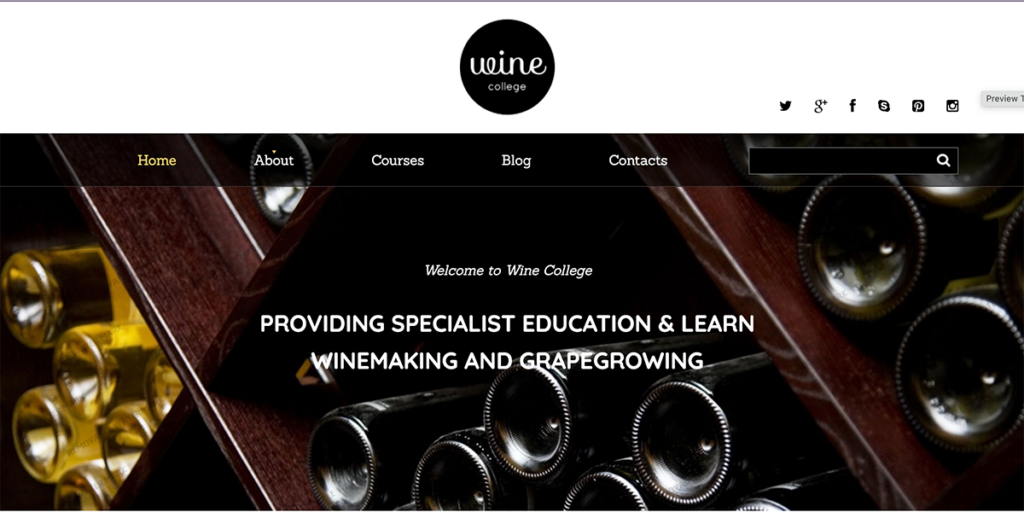 Winery Free HTML5 Theme