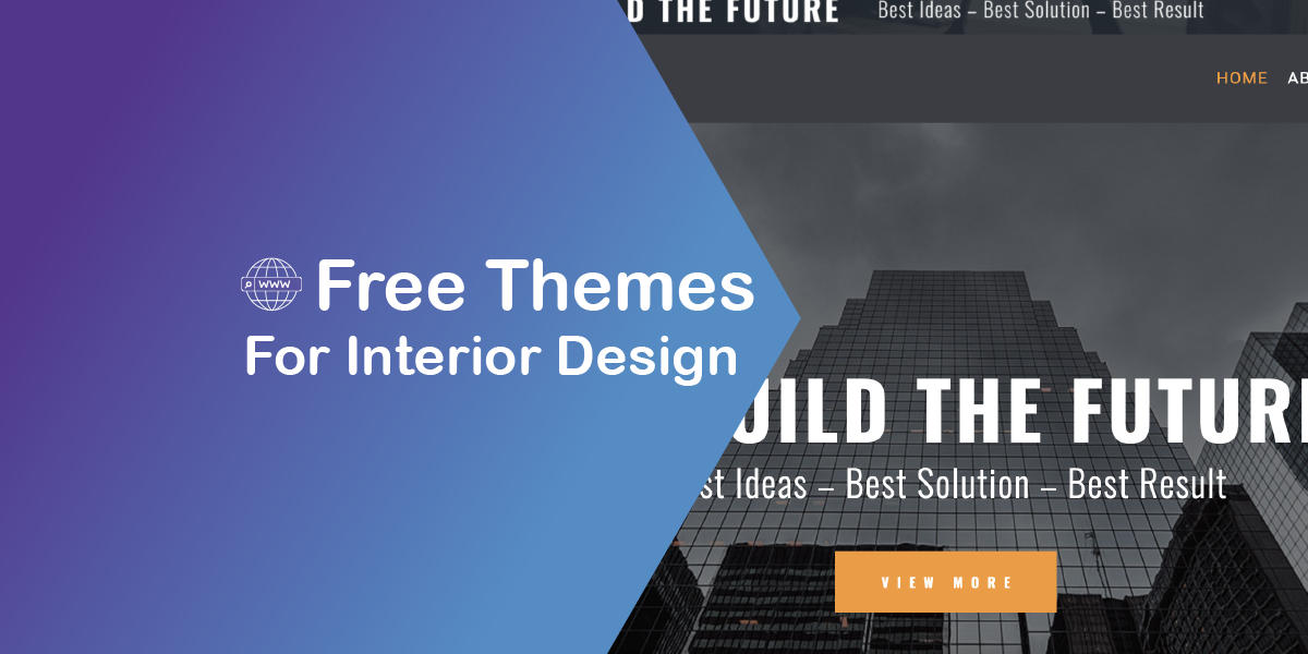 Free Templates for Interior Design and Furniture Sites