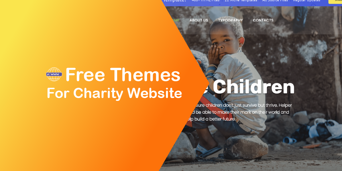 Free Web Templates for Charity Websites