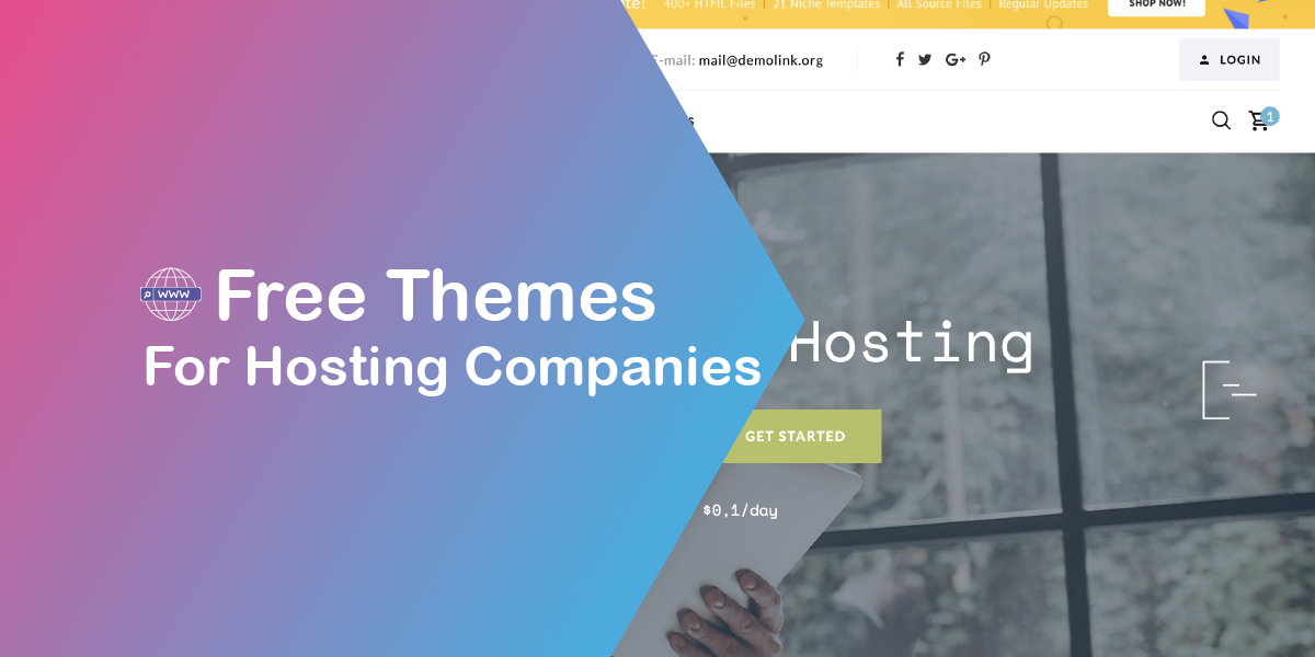 Free Web Templates for Hosting Companies