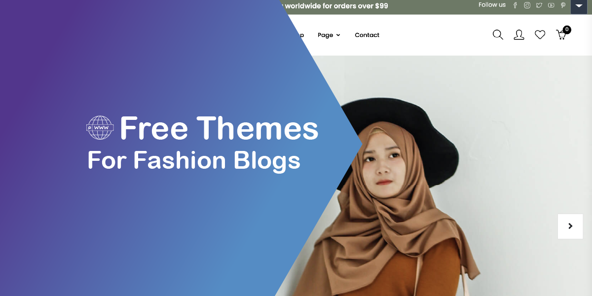 Free Web Templates for Fashion Blogs