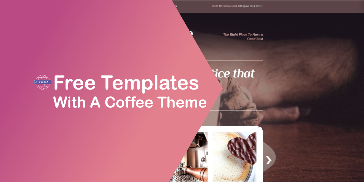 Free Templates Decorated With a Coffee Theme