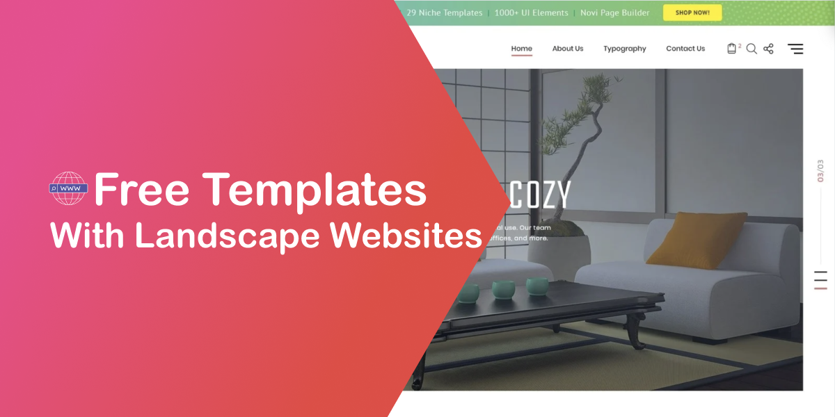 Build Landscape Websites Using Free Templates