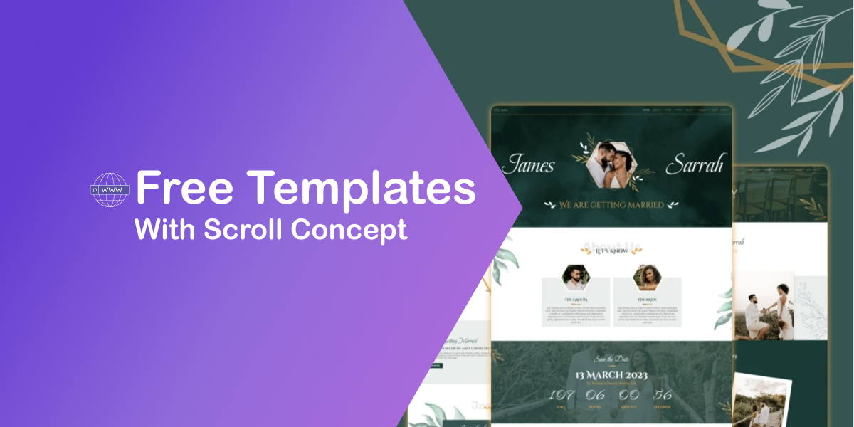Free Templates with Scroll Concept