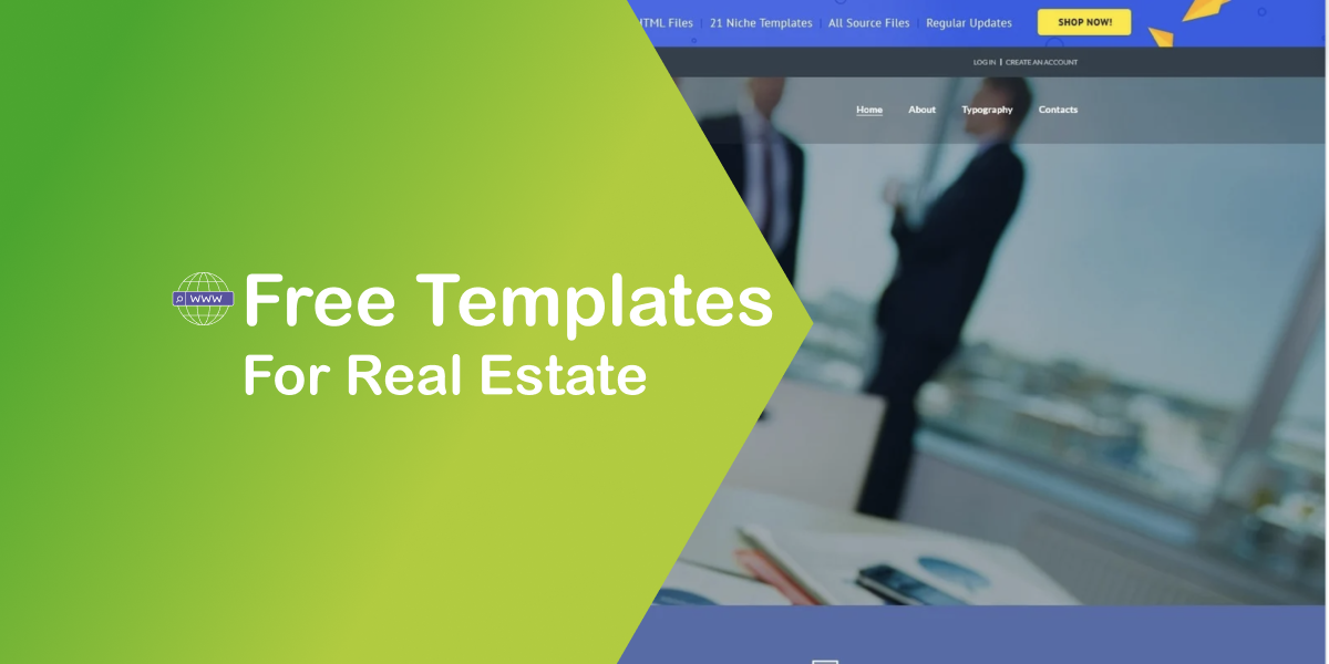 Free Website Template for Real Estate with JustSlider