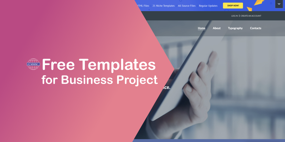 Free Website Template for Business Project