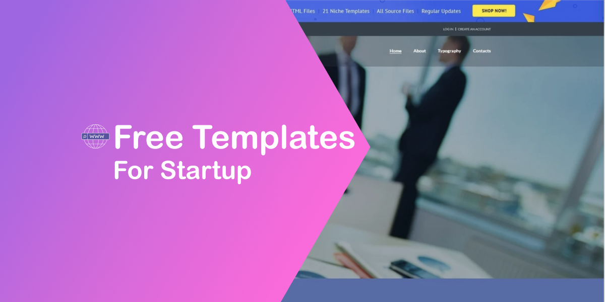 Free Website Template for Powerful Business Startup