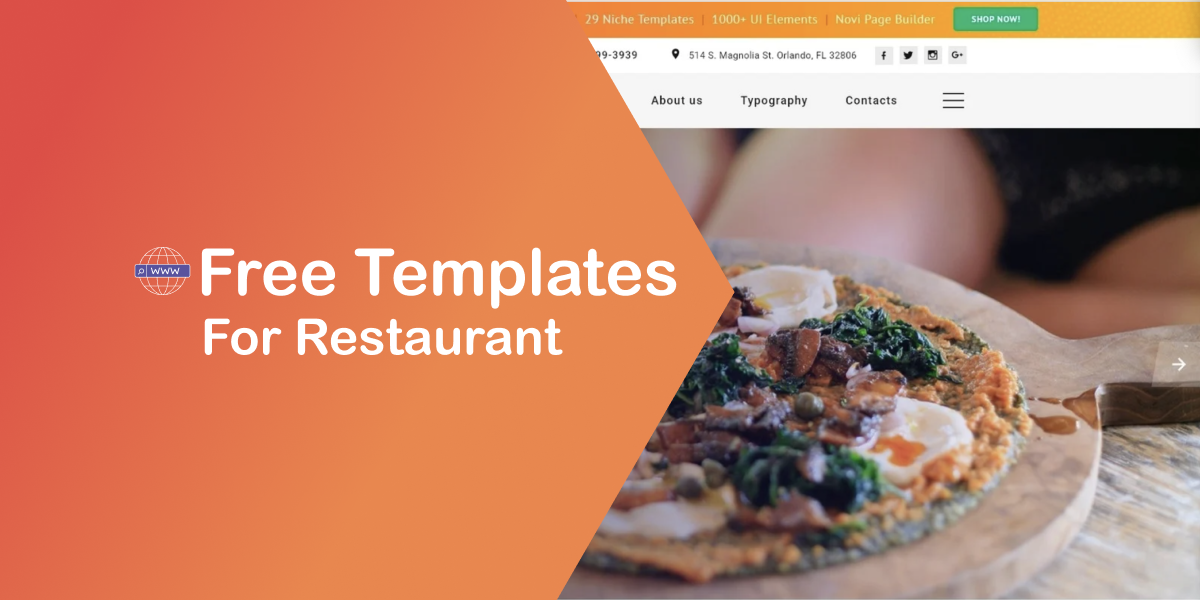 Free Website Templates for Restaurant Business