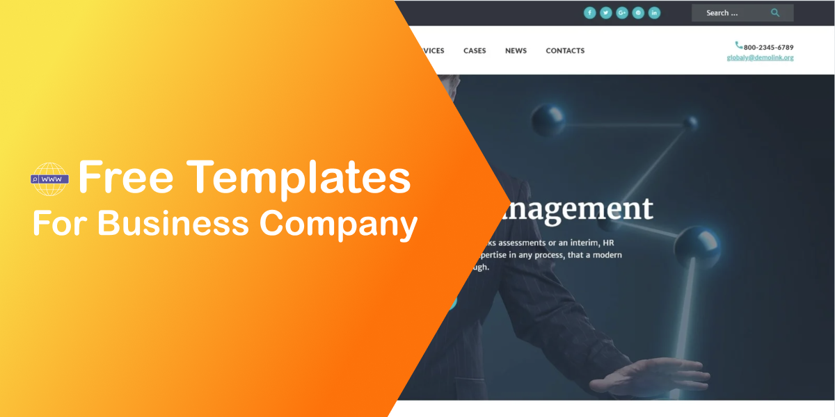 Free Website Templates for Business Company