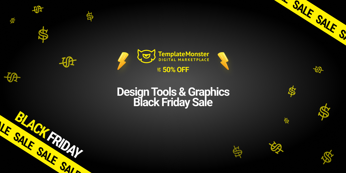 Design Tools & Graphics Black Friday Sale at TemplateMonster