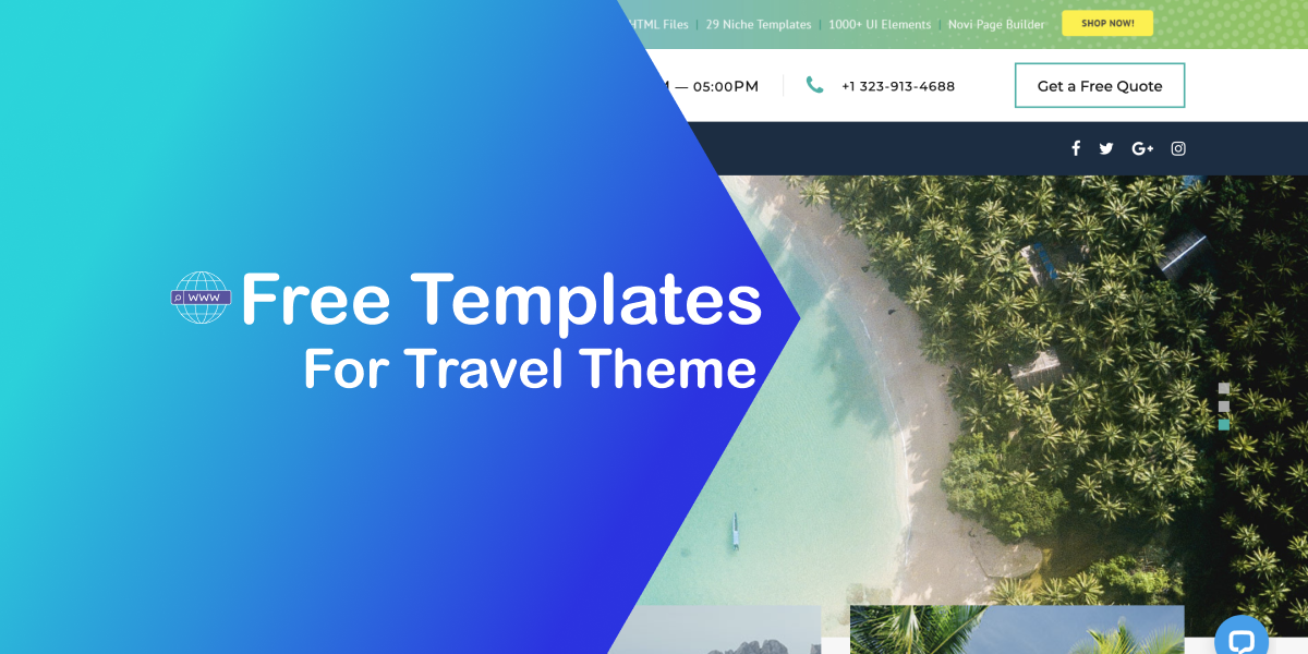 Free Travel Theme with jQuery Slider